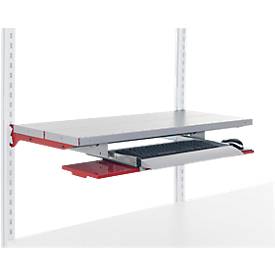 Rocholz Tastaturauszug mit ausziehbarer Mausablage System Flex, B 1000 mm