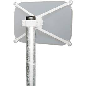 Rohrpfosten, Ø 76 mm, feuerverzinkt, für alle Spiegelgrößen