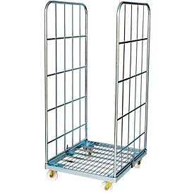 Rollbox, 2-seitig, Stahlbodenplatte