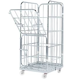 Rollbox, 4-seitig, mit Stahlrollplatte