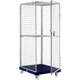 Rollbox Gr. 5 mit klappbarem Zwischenboden, dunkelblau