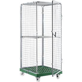 Rollbox Gr. 5 mit klappbarem Zwischenboden, grün