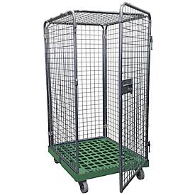 Rollbox Gr. 5, ohne Böden, 1600 mm hoch, grün