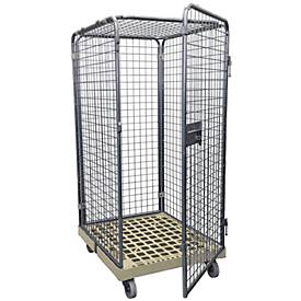 Rollbox Gr. 5, ohne Böden, 1800 mm hoch, grau