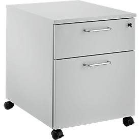 Rollcontainer, 1 Schub + Hängeregisterauszug, B 442 x T 600 x H 552 mm