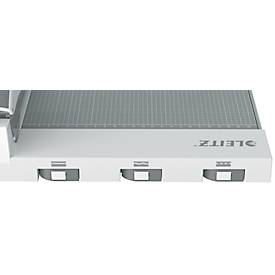 Rollenschneider Leitz Precision Office A4+, bis A4, bis 15 Blatt, Papierklemme, Ableselineal, Stahl und Kunststoff