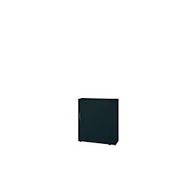 Rollladenschrank, 2 OH, 1teilig, ohne Mitteltrennwand, B 800 mm, graphit