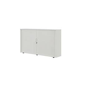 Rollladenschrank, 3 OH, 1teilig, mit Mitteltrennwand, B 1800 mm, silber