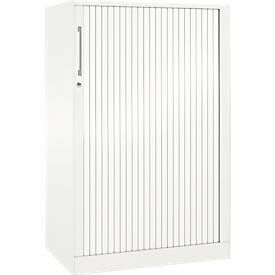 Rollladenschrank ASISTO C 3000, 3 Ordnerhöhen, B 800 mm, weiß/weiß