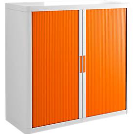 Rollladenschrank, H 1040 mm, weiß/orange