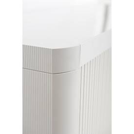 Rollladenschrank, H 1040 mm, weiß/weiß