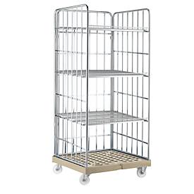 Rollregal, H 1800 x B 815 x T 724 mm, grau