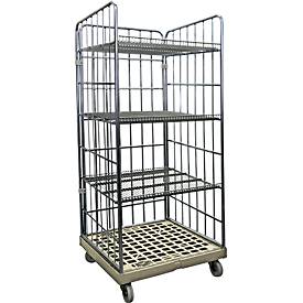 Rollregal, H 1800 x B 815 x T 724 mm, grau RAL 7032