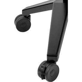 Rollstativ Legamaster moTion MS-12S, höhenverstellbar, Kabelfach, B 910 x T 690 x H 1470-2130 mm, schwarz