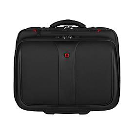 Rolltasche Wenger Patriot, 25 l, für Laptops bis 15,6', Laptopfach, Organizer, Trolleybefestigung, L 310 x B 430 x H 410 mm, Polyester, schwarz
