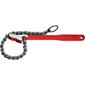 ROTHENBERGER Kettenrohrzange, L 300 mm, Spannweite 115 mm, für Rohre bis Ø 4', Spezialstahl