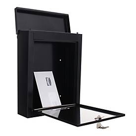 Rottner Briefkasten Brighton Schwarz