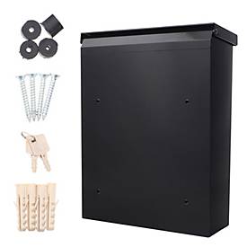 Rottner Briefkasten Brighton Schwarz