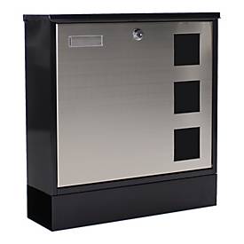 Rottner Briefkasten Design Mailbo x schwarz