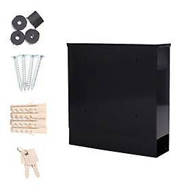 Rottner Briefkasten Design Mailbo x schwarz