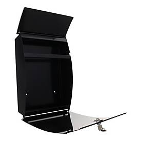 Rottner Briefkasten Harrow Schwarzgrau