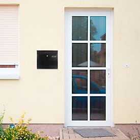 Rottner Briefkasten Hochhaus II Schwarzgrau