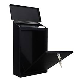 Rottner Briefkasten Parma Schwarzgrau