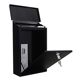 Rottner Briefkasten Parma Schwarzgrau