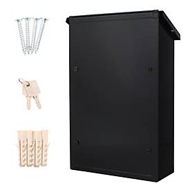 Rottner Briefkasten Parma Schwarzgrau