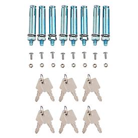 Rottner Briefkastenanlage, mit 6 Briefkästen, ohne Ständer, H 635 x B 1160 x T 125 mm, Edelstahl