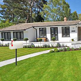 Rottner Briefkastenständer, für freistehende Montage von Paketbriefkasten Edelweiss & Enzian, inkl. Montagematerial, Stahl, H 1430 mm, schwarz