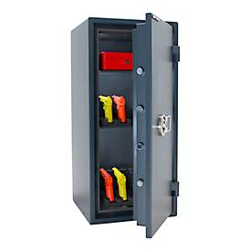 Rottner Dokumententresor Fire Hero 100, Elektronikschloss, EN 1, feuerfest bis 30 min, 81 Liter, Stahl, anthrazit