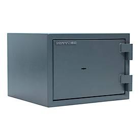 Rottner Dokumententresor Fire Hero 30, Doppelbartschloss, EN 1, feuerfest bis 30 min, 12,62 Liter, Stahl, anthrazit
