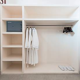 Rottner Dokumententresor Fire Hero 30, Doppelbartschloss, EN 1, feuerfest bis 30 min, 12,62 Liter, Stahl, anthrazit
