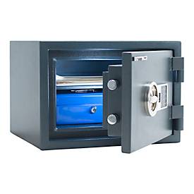 Rottner Dokumententresor Fire Hero 30, Elektronikschloss, EN 1, feuerfest bis 30 min, 12,62 Liter, Stahl, anthrazit

