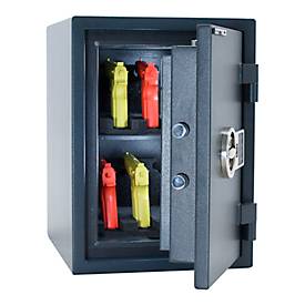 Rottner Dokumententresor Fire Hero 50, Elektronikschloss, EN 1, feuerfest bis 30 min, 26 Liter, Stahl, anthrazit