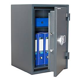 Rottner Dokumententresor Fire Hero 65, Elektronikschloss, EN 1, feuerfest bis 30 min, 52 Liter, Stahl, anthrazit