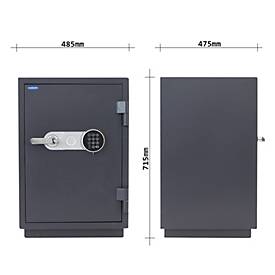 Rottner Feuerschutztresor Sydney 65 Elektronikschloss