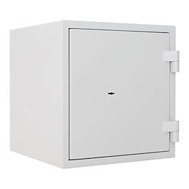 Rottner feuersicherer Wertschutzschrank Fire Safe 40, 33 l, S2, Feuerschutz bis 30 min, Doppelbartschloss, Stahl, lichtgrau