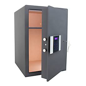 Rottner Hoteltresor Prestige 500, 54 l, ohne Sicherheitsstufe, bedingter Feuerschutz, Elektronikschloss mit Touchscreen, Stahl, anthrazit