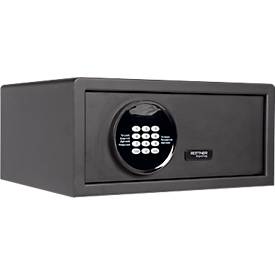 Rottner Möbeltresor Aurora Lap, Volumen 27 l, Elektronikschloss, B 430 x T 370 x H 200 mm, Stahl, anthrazit