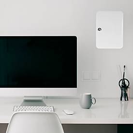 Rottner Schlüsselkassette SK 10, Zylinderschloss, für 10 Schlüssel, B 180 x T 85 x H 250 mm, Stahl, lichtgrau