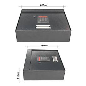 Rottner Schubladentresor Coverchest, Elektronikschloss, B 400 x T 350 x H 110 mm, 7,5 Liter, anthrazit