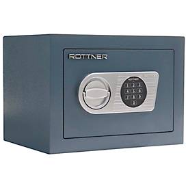 Rottner Wertschutzschrank Samoa 26, Elektronikschloss, EN 0, 10,47 Liter, Stahl, anthrazit
