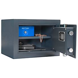 Rottner Wertschutzschrank Samoa 26, Elektronikschloss, EN 0, 10,47 Liter, Stahl, anthrazit