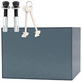 Rottner Wertschutzschrank Samoa 40, Doppelbartschloss, EN 0, 22,44 Liter, Stahl, anthrazit