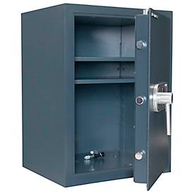 Rottner Wertschutzschrank Samoa 65, Doppelbartschloss, EN 0, 76 Liter, Stahl, anthrazit