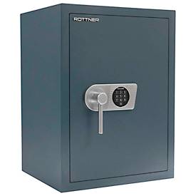 Rottner Wertschutzschrank Samoa 65, Elektronikschloss, EN 0, 76 Liter, Stahl, anthrazit