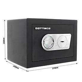 Rottner Wertschutzschrank Toscana 26 Doppelbartschloss