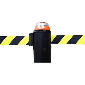 RS-GUIDESYSTEMS LED Blinklicht-Set mit Multifunktions-Aufsteckhalterung GLZH 45, 360° Sichtbarkeit, 2 Lichtstufen, magnetische Haftfähigkeit, wasserdicht